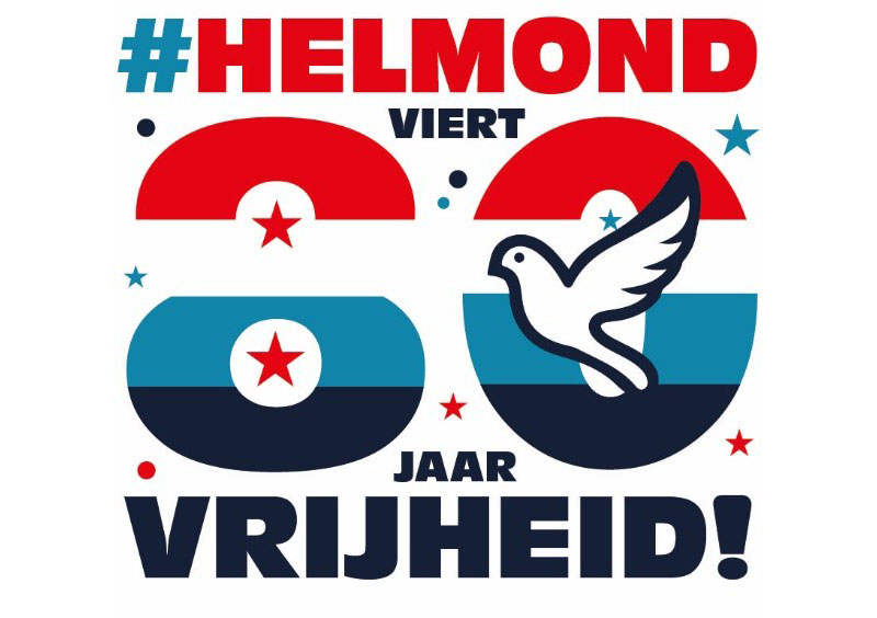 Logo Helmond viert 80 jaar vrijheid